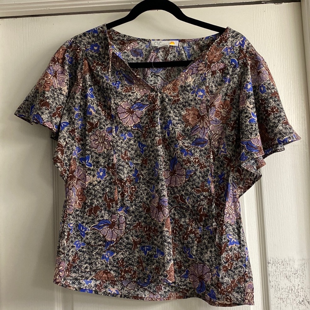 Women’s floral blouse